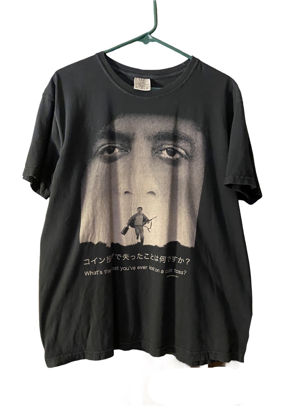 No Country For Old Men Anton Chigurh Black graphic T shirt